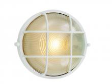 Trans Globe 41515 WH - 1LT LARGE ROUND BULKHEAD